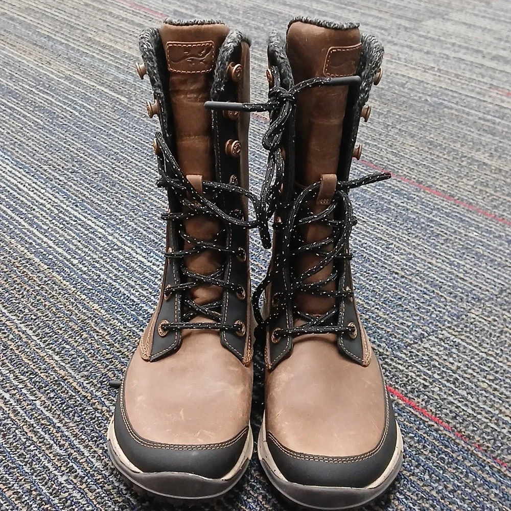 Chaco Borealis Tall Waterproof Boot Fossil Size 7 - Picture 8 of 9